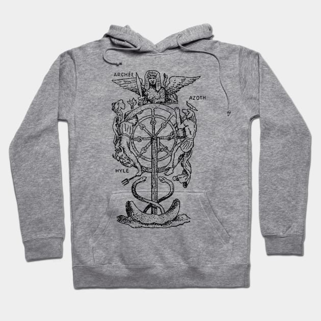 Eliphas Levi / The 10th Key Of The Tarot / Occultist Design Hoodie by CultOfRomance